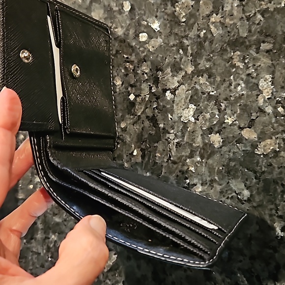 Coach Men’s Bi-Fold Wallet Coin Pouch Leather and Canvas EUC - Picture 5 of 5